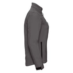 Titanium side view of Russell Ladies Soft Shell Jacket