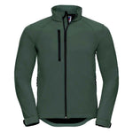 A front view of a Russell Soft Shell Jacket