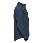 A side view of a Russell Soft Shell Jacket