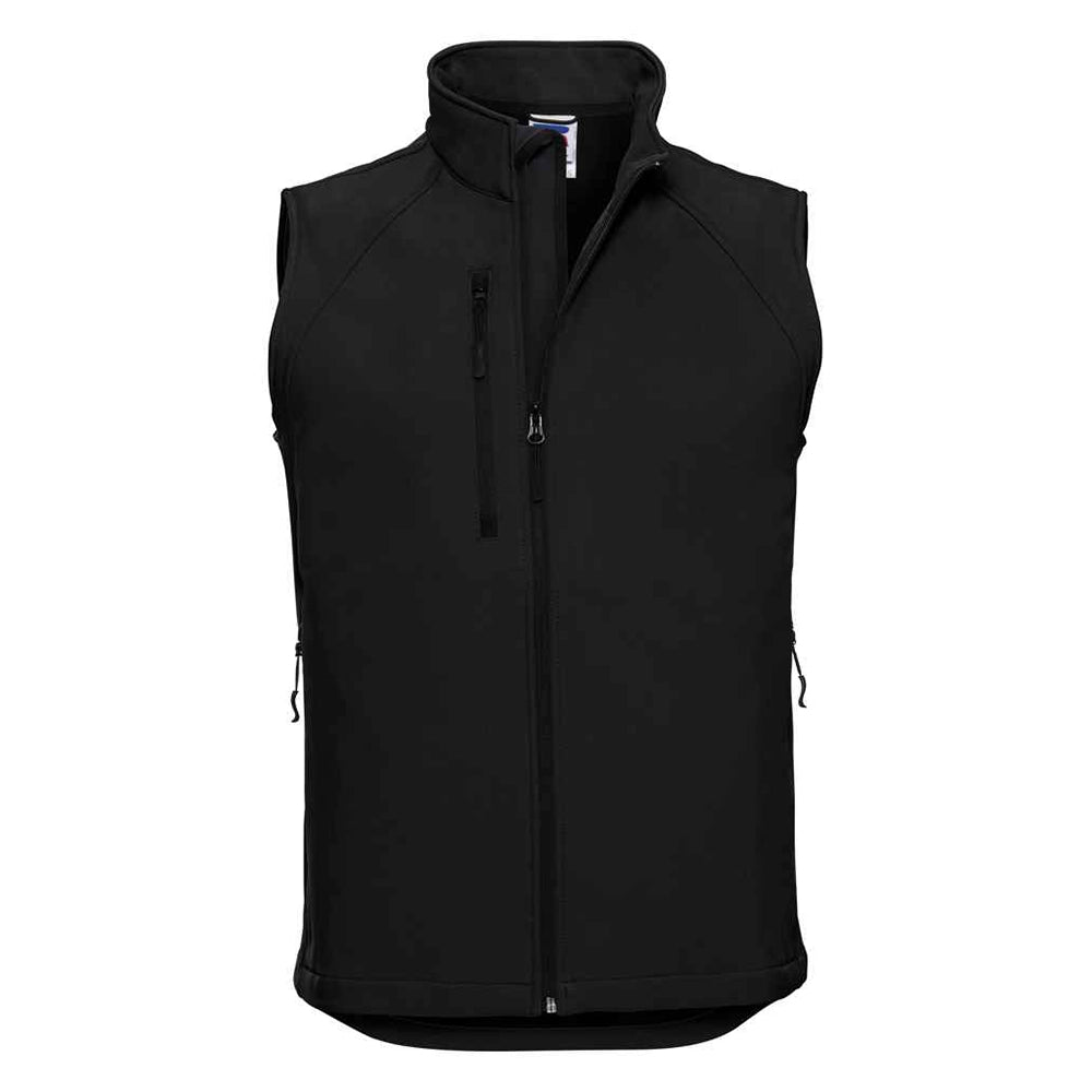 A Black Russell Soft Shell Gilet