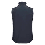 A back of a French Navy Russell Soft Shell Gilet