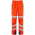 Lundy Leo Waterproof Overtrousers in Orange