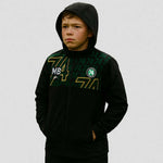 junior model wearing 1874 Northwich JFC Rain Jacket – Junior