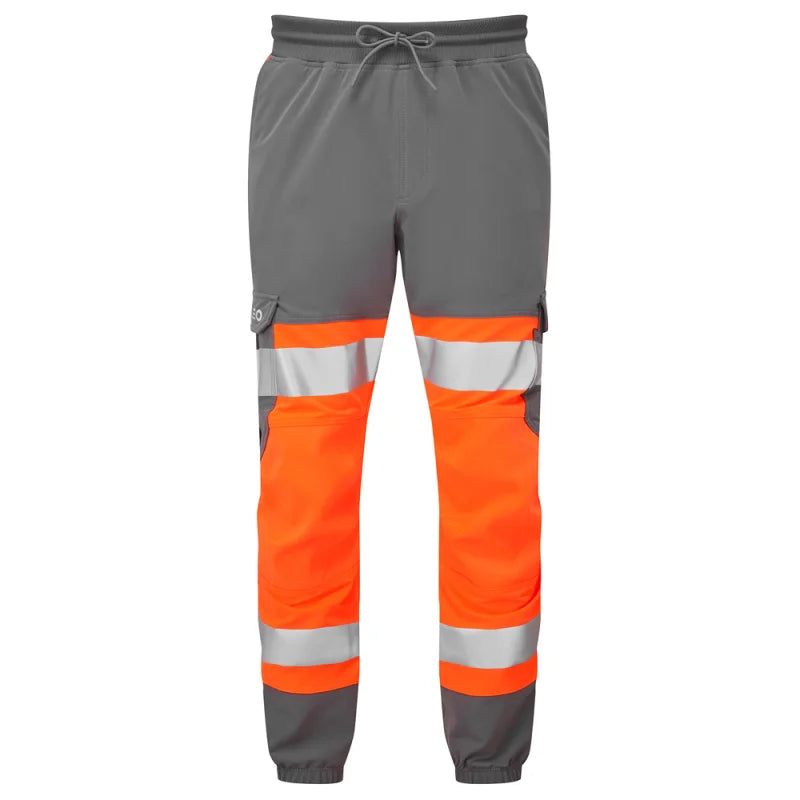Hawkridge Stretch Performance Trousers in Orange/Grey