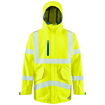 Marisco Leo Hi Vis Waterproof in yellow with hood