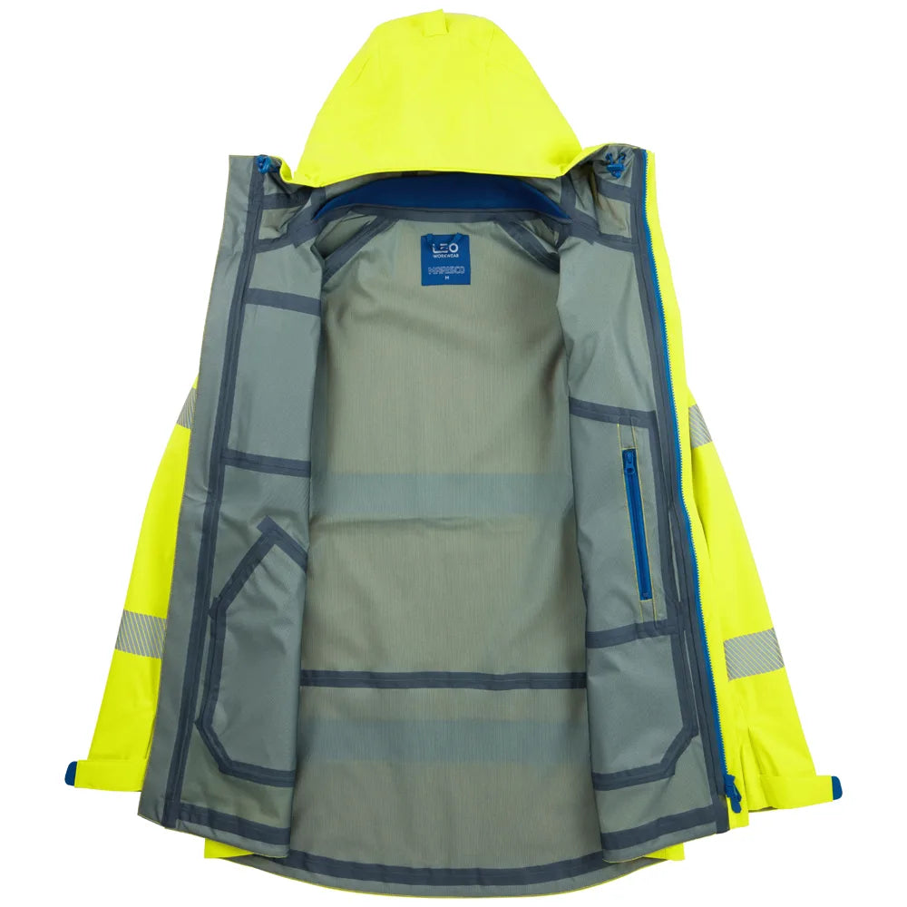 Marisco Leo Hi Vis Waterproof in yellow interior