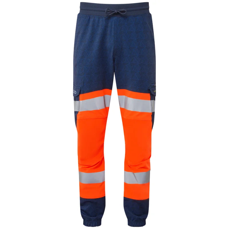 Hawkridge Stretch Performance Trousers in Orange/Navy