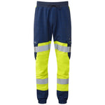 Hawkridge Stretch Performance Trousers in Yellow/Navy