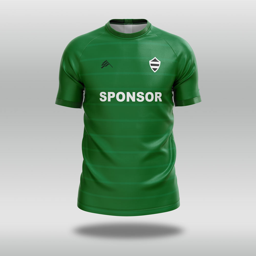 Hooped Sublimated Football Shirt Style 2