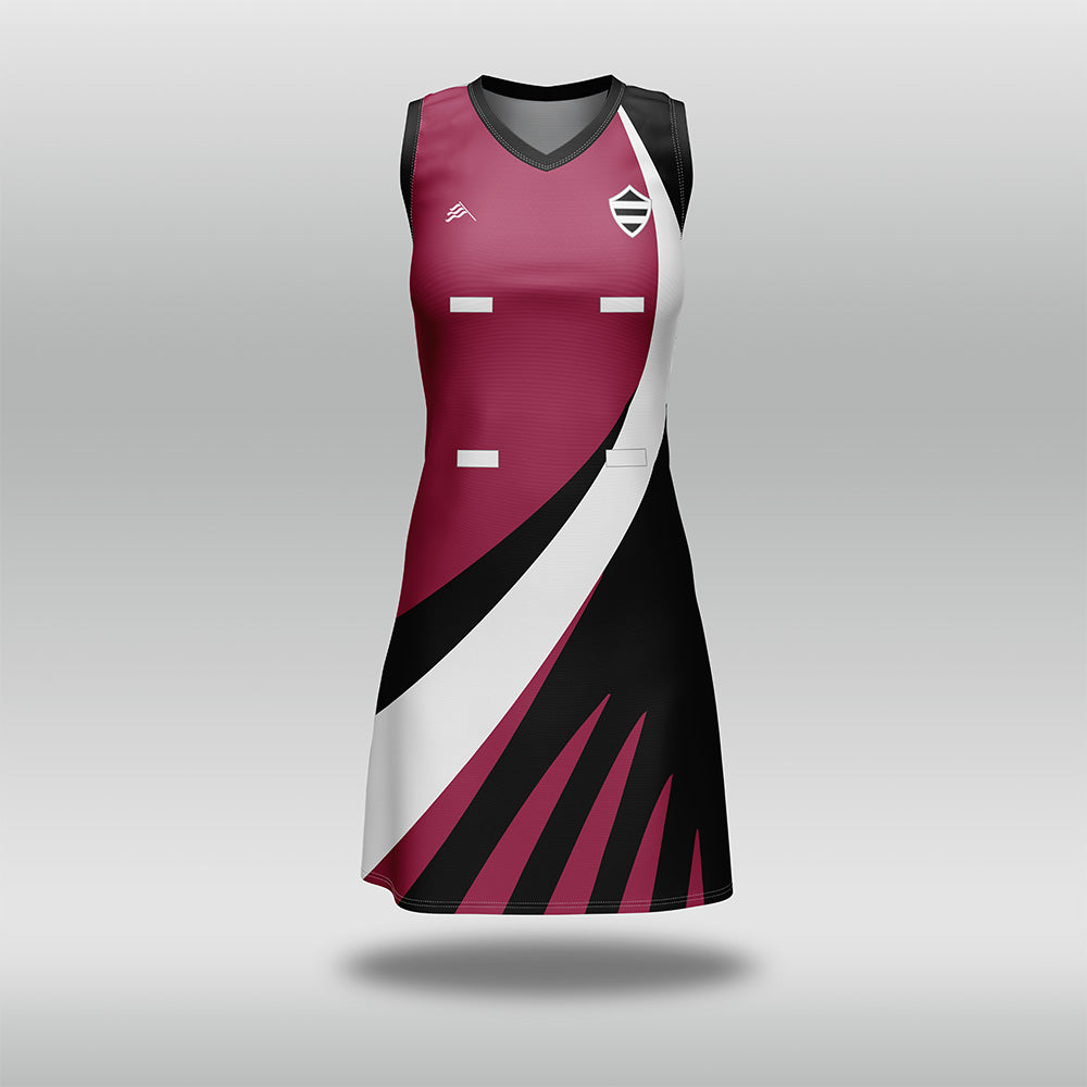 Sublimated Netball Dress Style 3