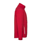 A red Russell Bionic Soft Shell Jacket