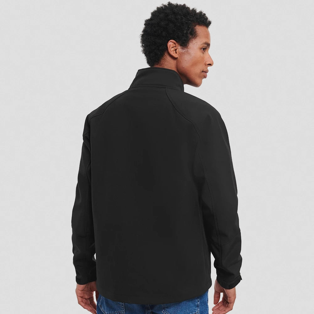 back view of Russell Bionic Soft Shell Jacket