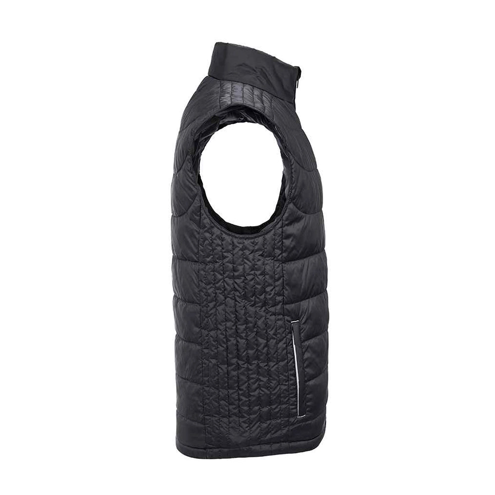 Side view of a Russell Nano Padded Bodywarmer 441M in black