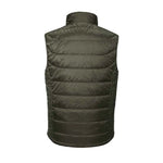 Back view of a Russell Nano Padded Bodywarmer 441M in dark olive