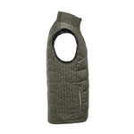 Side view of a Russell Nano Padded Bodywarmer 441M in dark olive