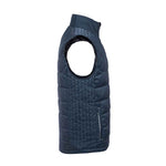 Side view of a Russell Nano Padded Bodywarmer 441M in French navy 