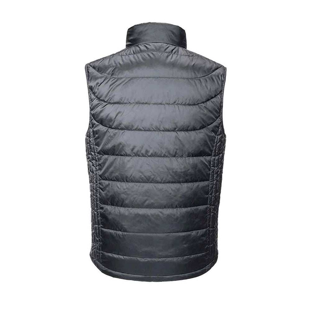 Back view of a Russell Nano Padded Bodywarmer 441M in iron