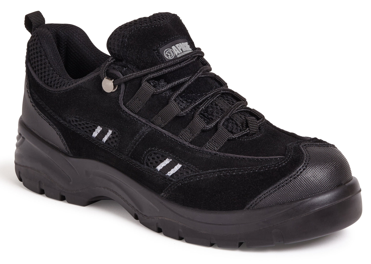 Apache APKHT TWO work pants in black with multiple pockets and reinforced knee areas.