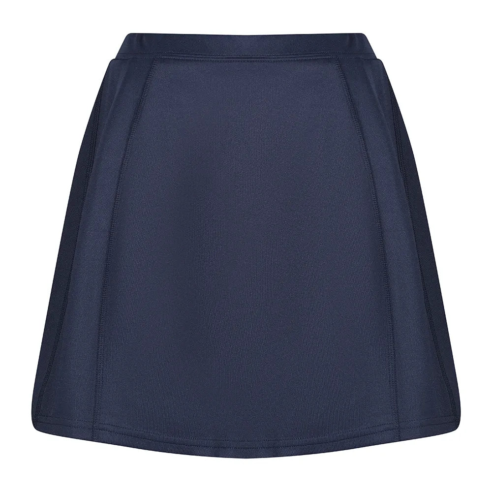 front side view of Premium Skort navy