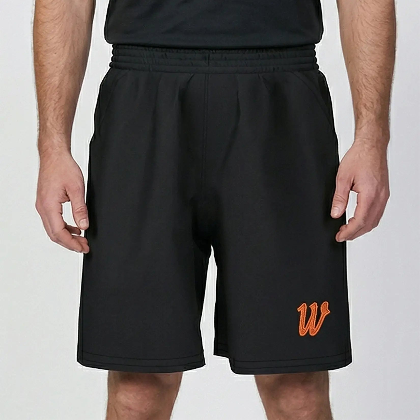 Model wearing the Winsford ASC Leisure Shorts – Adults