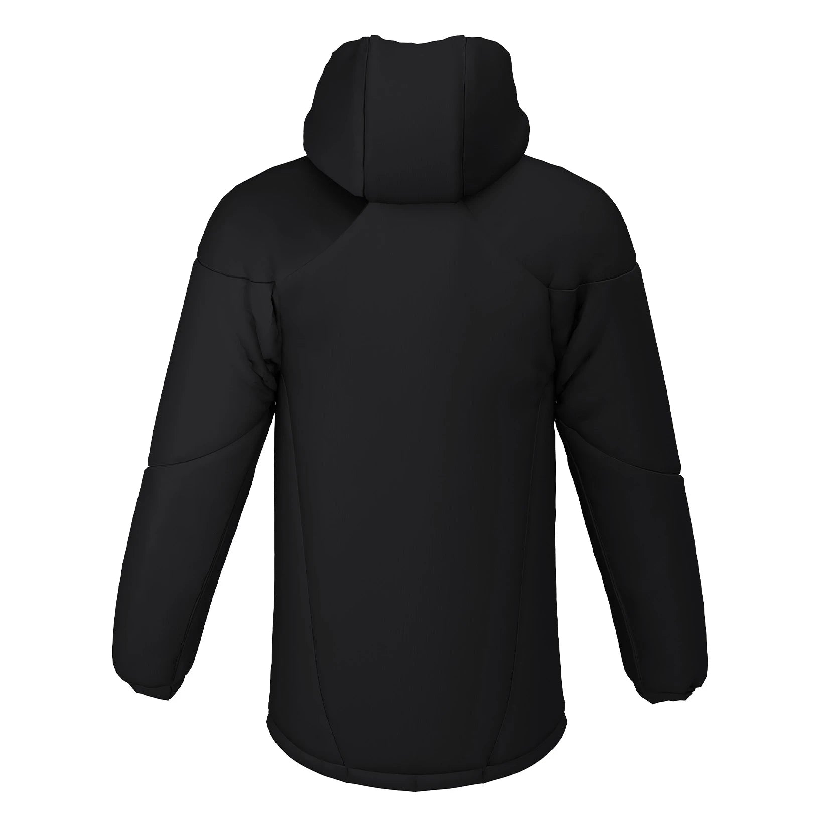 THERMAL CONTOURED JACKET BLACK BACK VIEW