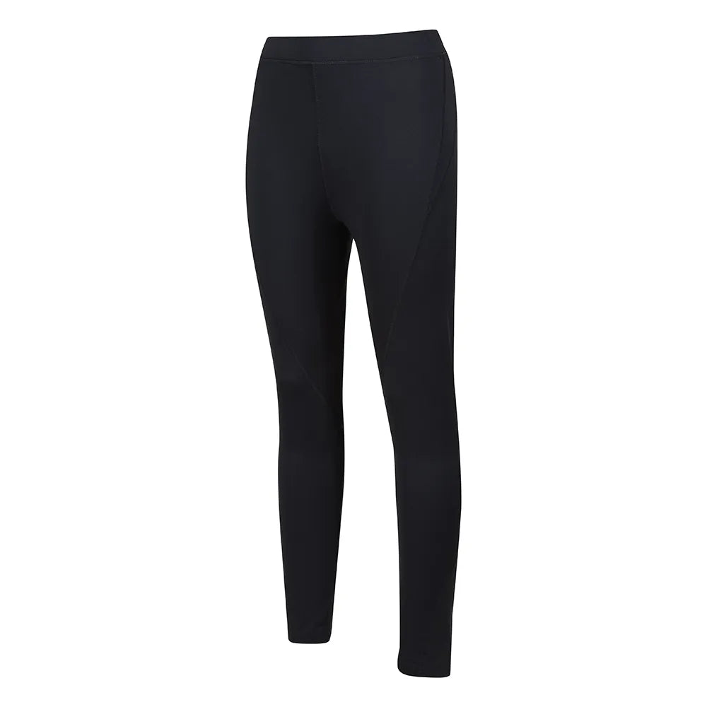 front side view of Women's Power Stretch Legging black