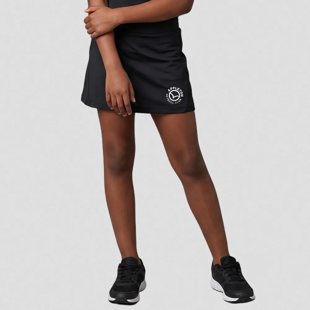 model wearing Appleton Netball Club Skort - Junior