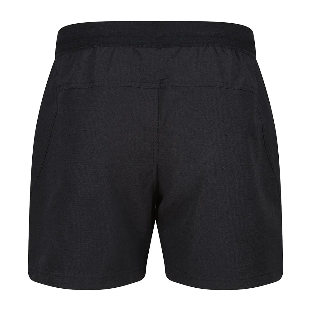back view of Impact Rugby Short black