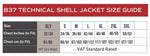 Technical Waterproof Jacket size guide