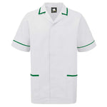 8500 Darwin Male Tunic White/Bottle green