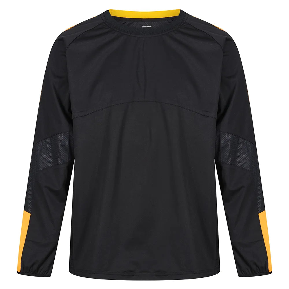 front view of Edge Pro Contact Top black/amber