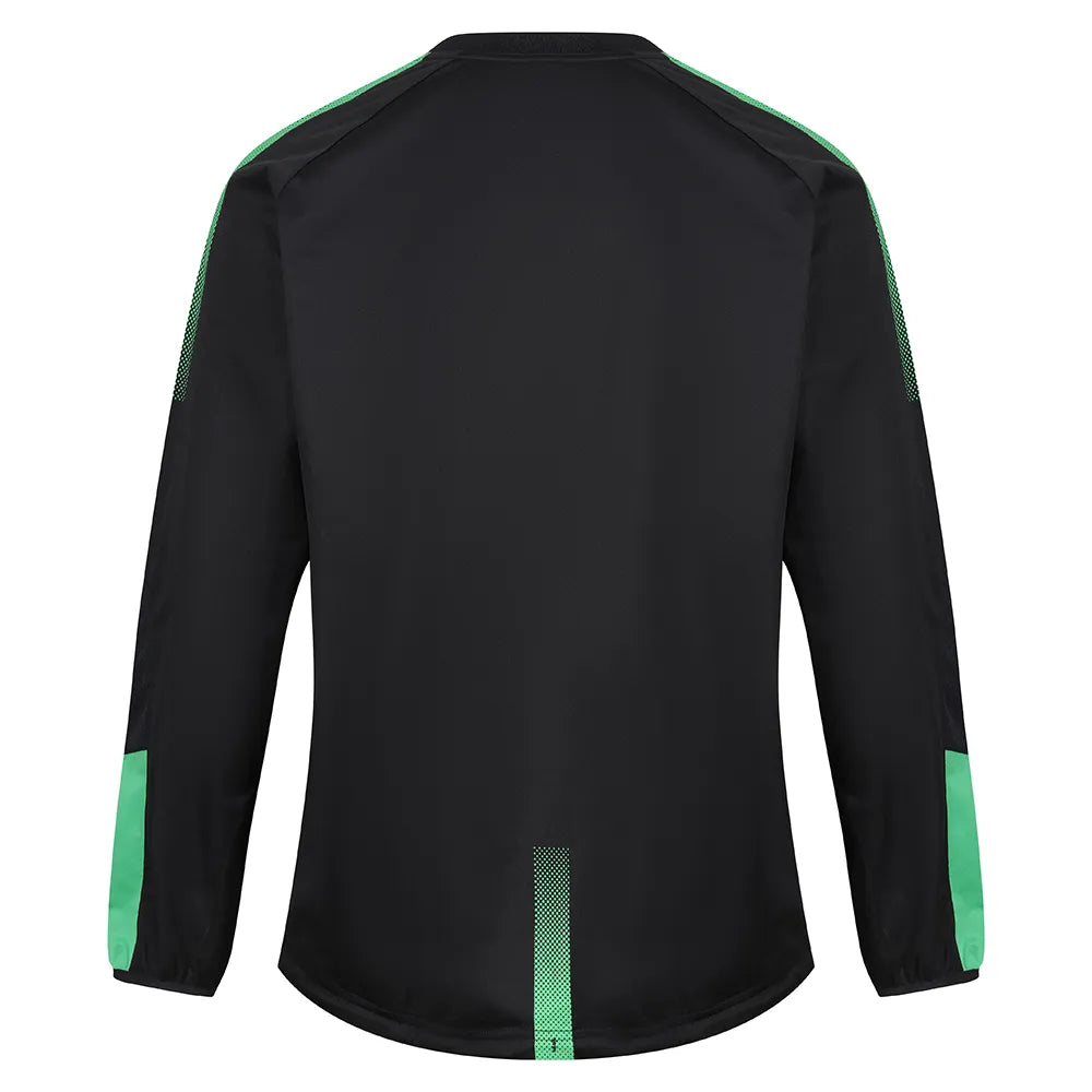 back view of Edge Pro Contact Top black/emerald