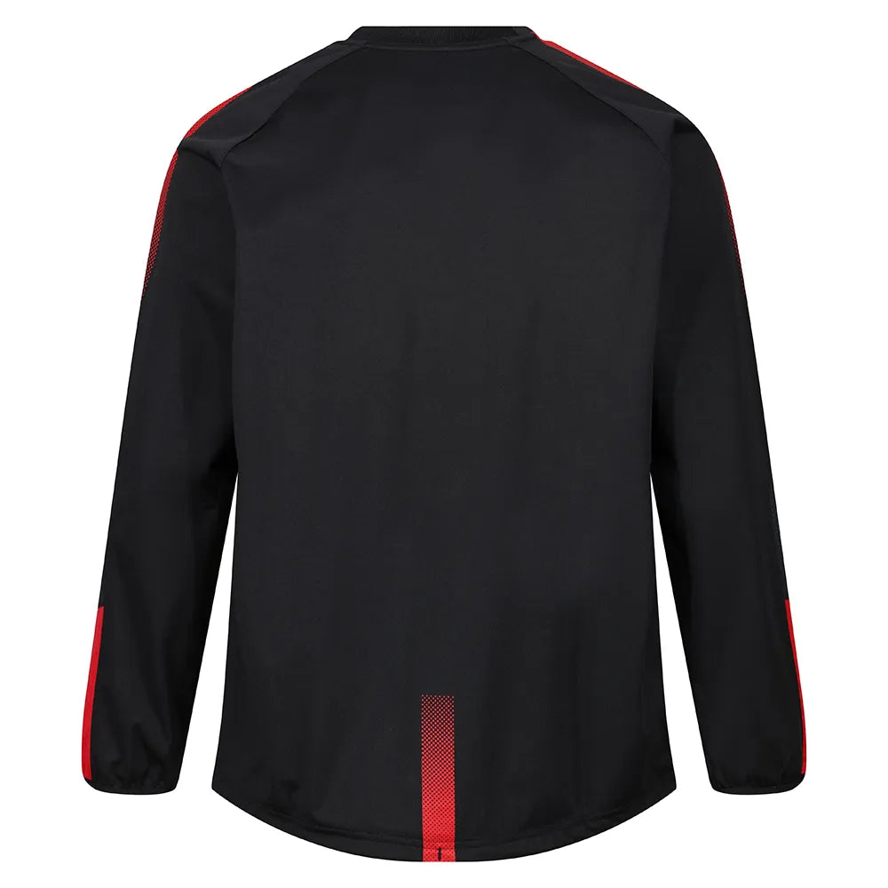 back view of Edge Pro Contact Top black/red