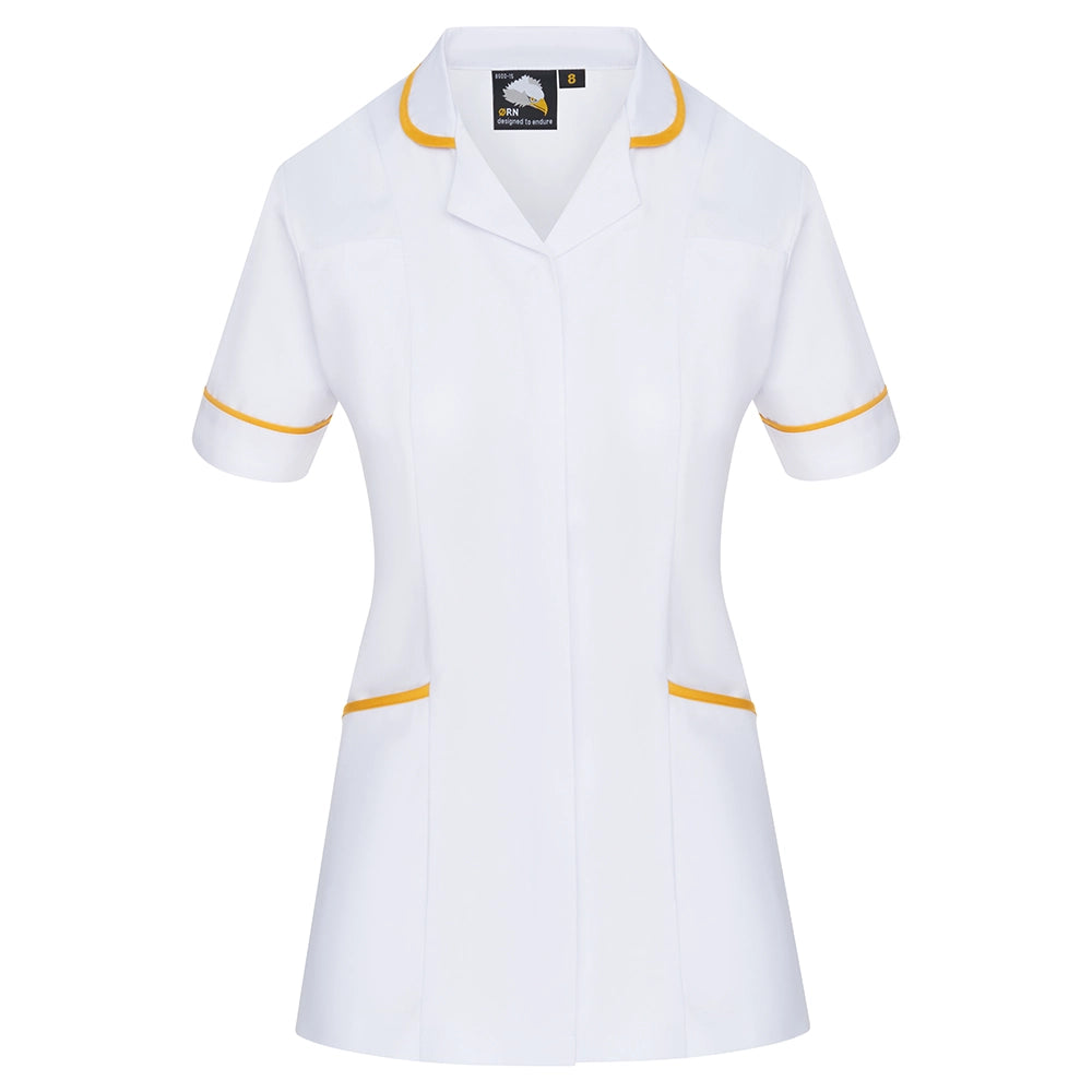 8600 Florence Ladies Tunic White / Yellow