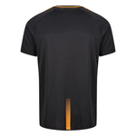 back view of Edge Pro Training Tee black / amber