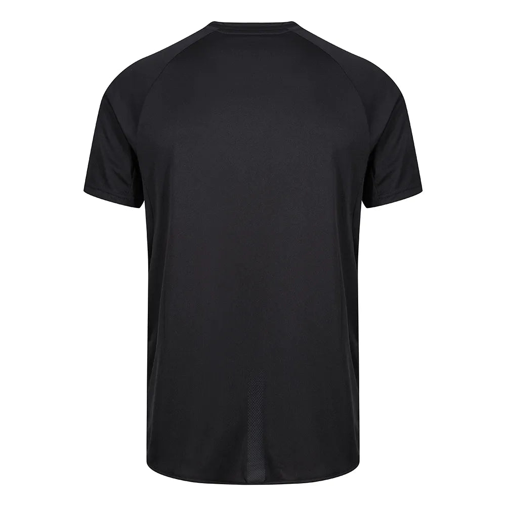back view of Edge Pro Training Tee black