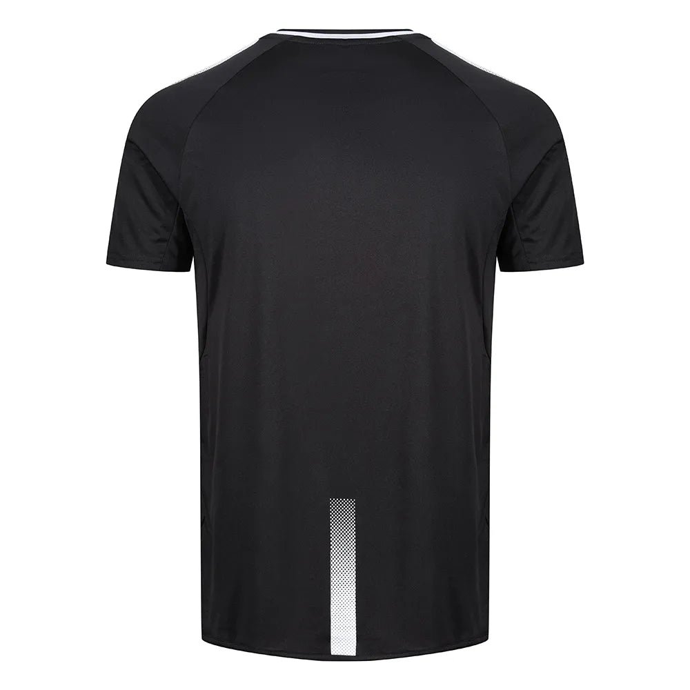 back view of Edge Pro Training Tee black / white
