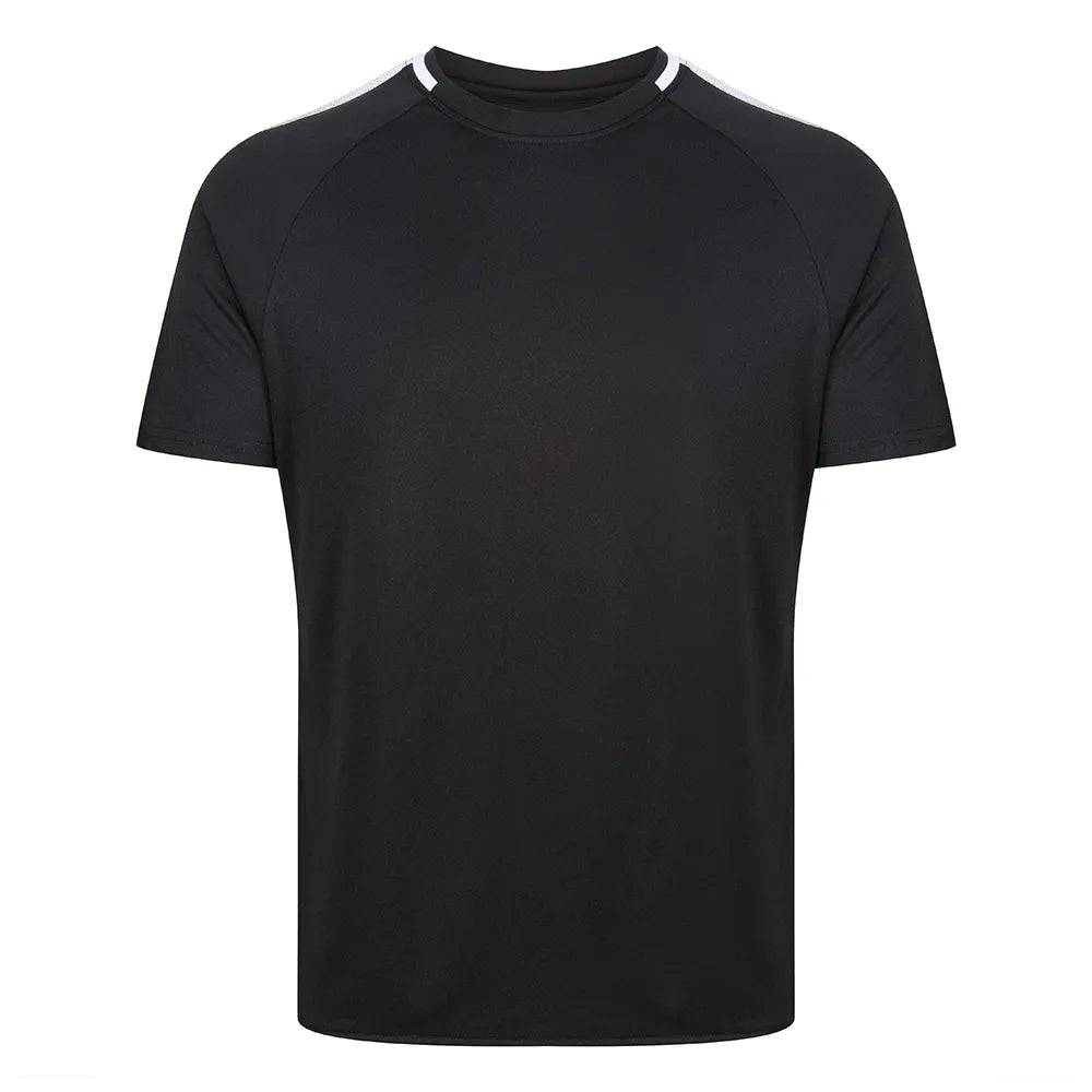 front view of Edge Pro Training Tee black / white