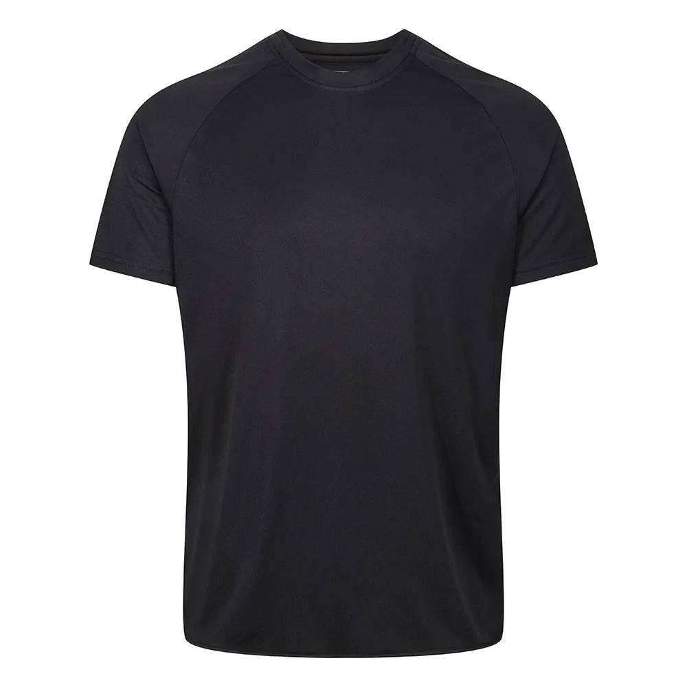front view of Edge Pro Training Tee black