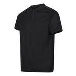 front side view of Edge Team Polo black