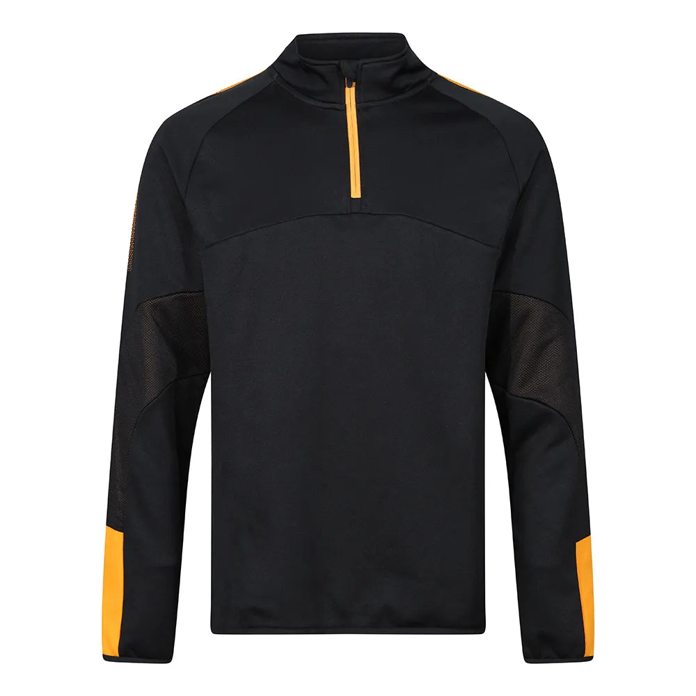 front view of Edge Pro Mid-Layer black amber