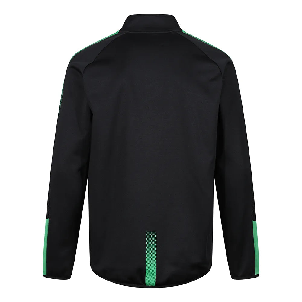back view of Edge Pro Mid-Layer black emerald