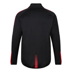 back view of Edge Pro Mid-Layer black red