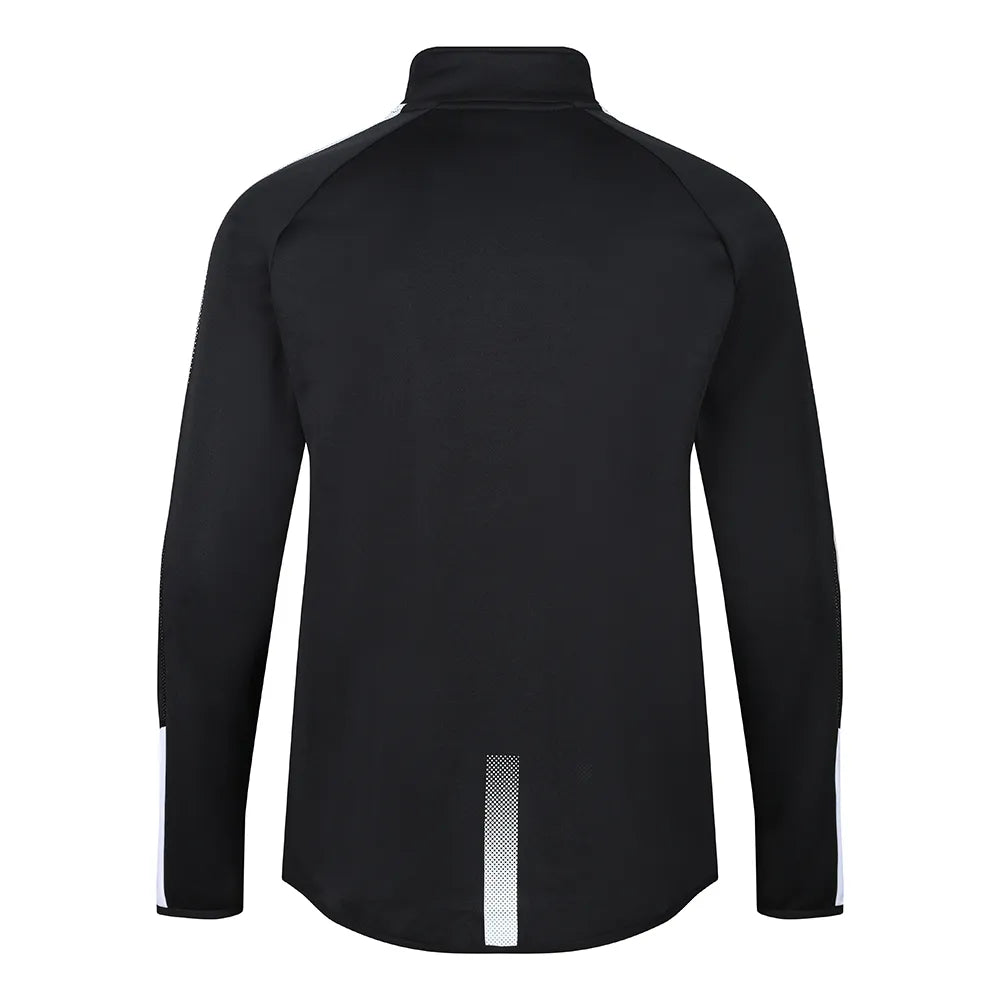 back view of Edge Pro Mid-Layer black white