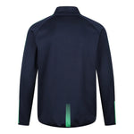 back view of Edge Pro Mid-Layer navy emerald