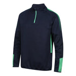 front side view of Edge Pro Mid-Layer navy emerald