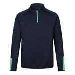 front view of Edge Pro Mid-Layer navy emerald