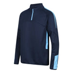 front side view of Edge Pro Mid-Layer navy sky