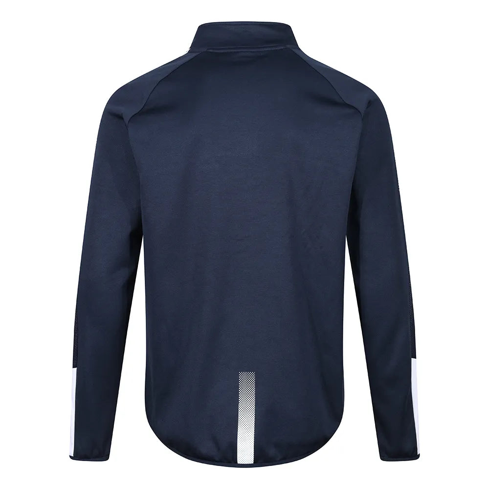 back view of Edge Pro Mid-Layer navy white