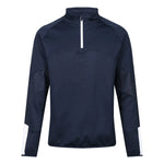 front view of Edge Pro Mid-Layer navy white